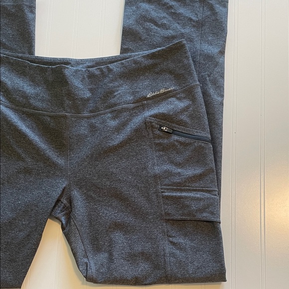Eddie Bauer Dark Gray Women's Pants XL Straight Leg Zippered Side Pockets - Picture 4 of 9